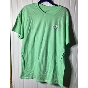 NWOT Its a girl thing womens short sleeve Green tshirt HOPE Size Large